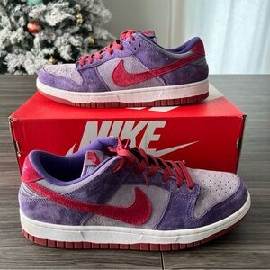 Nike sb dunk low plum Purple and Red Sneakers sz 10